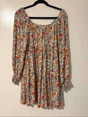 missord plunging neck frill ruffle hem chiffon dress Chiffon Ruffle Hem Off-the-Shoulder Sheath Dress